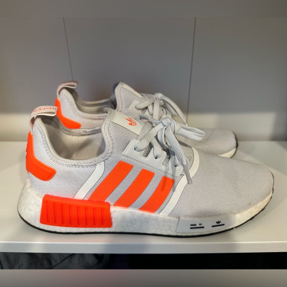 Adidas NMD Men’s size 9.5 Orange and White